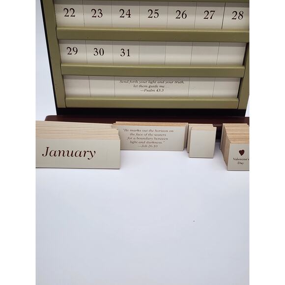 Vintage Thomas Kinkade Perpetual Calendar - Picture 4 of 12